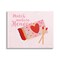 Stupell Industries Match Made In Heaven Romantic Matchbook Canvas Wall Art